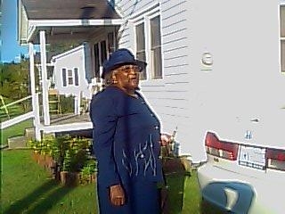 Mom(Marie)coming from Church